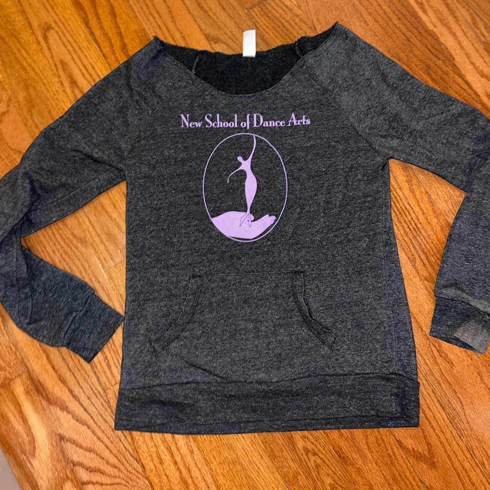 Off the shoulder dance sweater